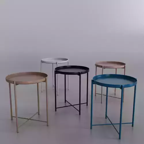 IKEA Gladom tray table 3D model IKEA Gladom tray table 3D model