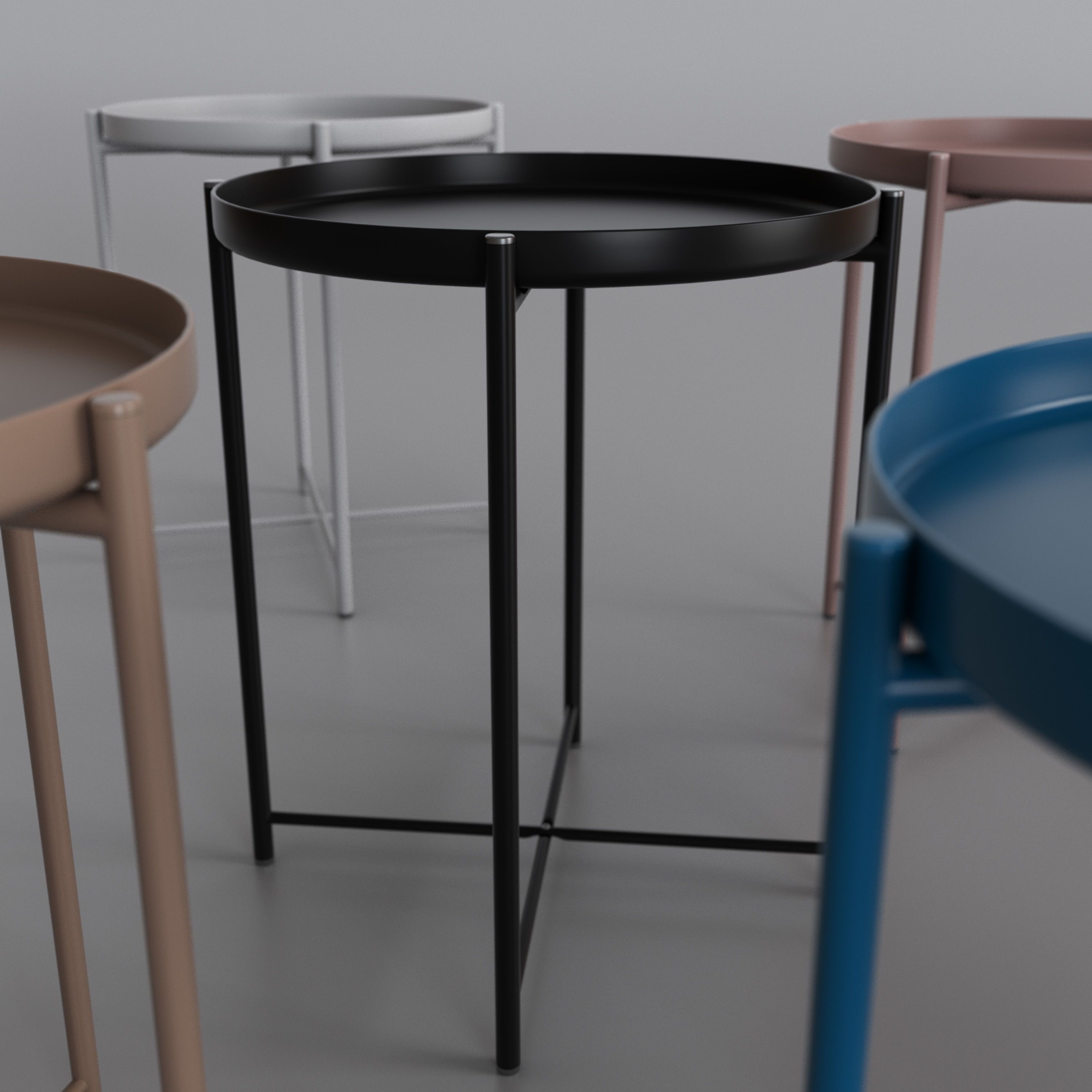 IKEA Gladom tray table 3D model_1