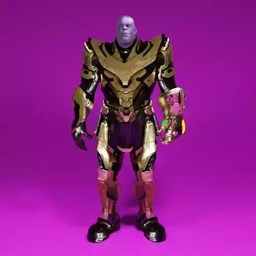 Thanos armor Free low-poly 3D model