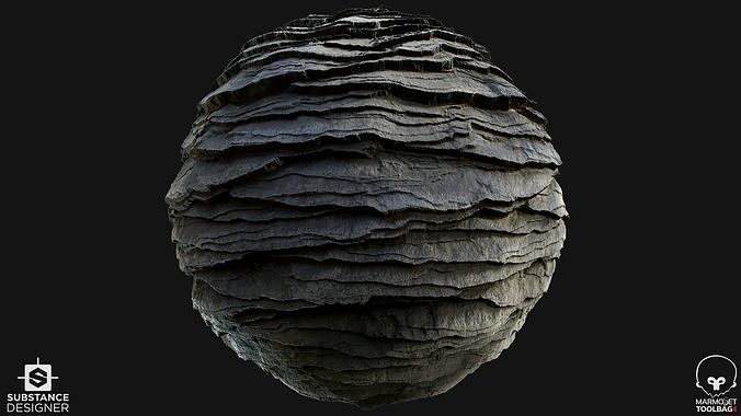Sheet Cliff - Substance Designer Texture