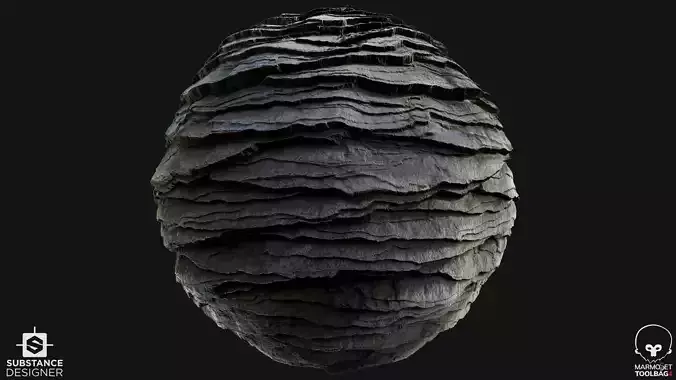 Sheet Cliff - Substance Designer Texture