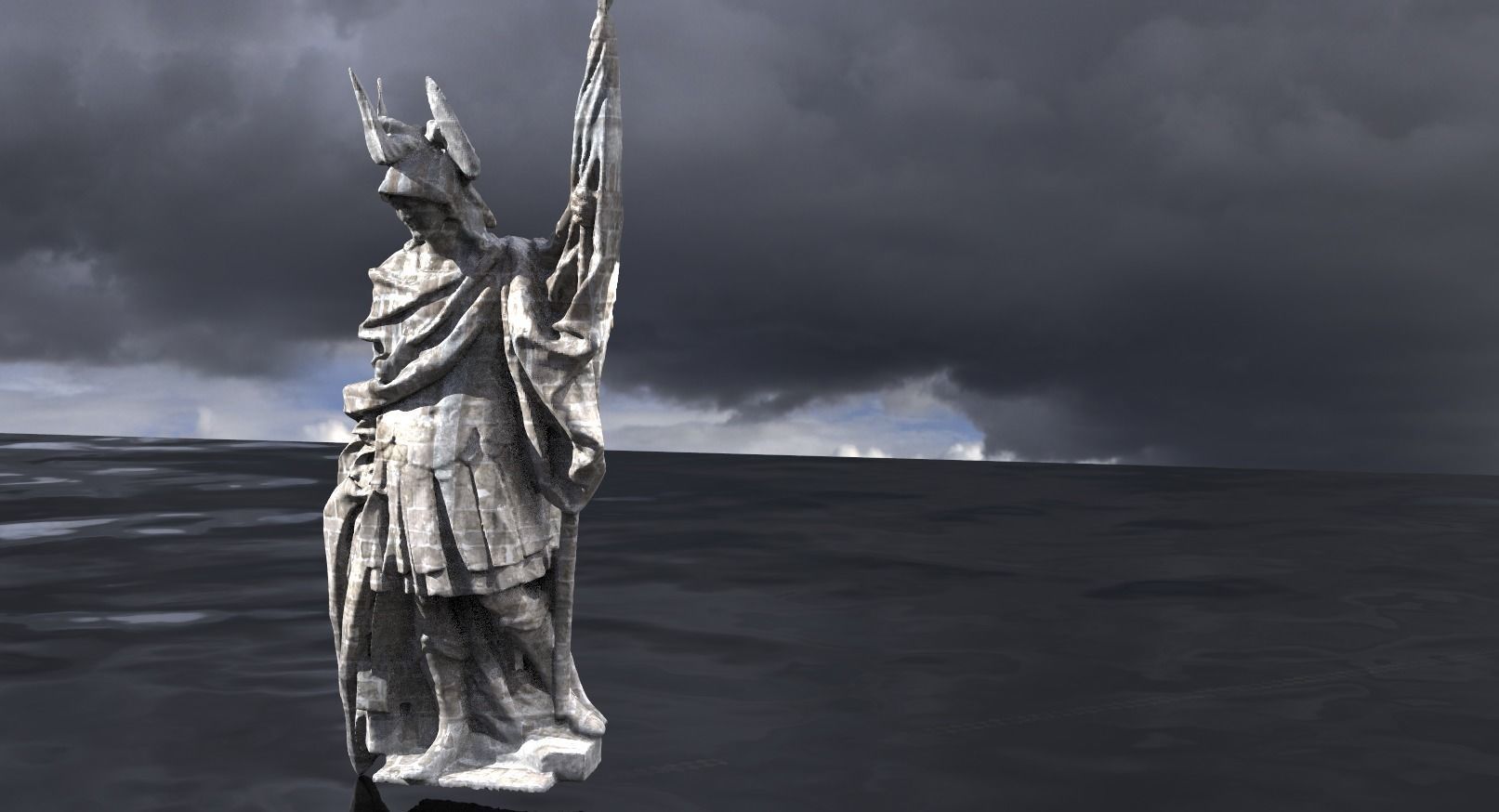 Angel Flag of Heaven  3D model_1