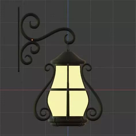 Castle lamp Free 3D model
