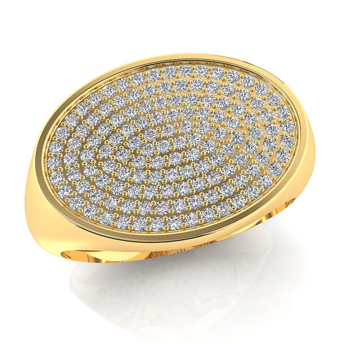 Small fancy mans ring 3D print model_2