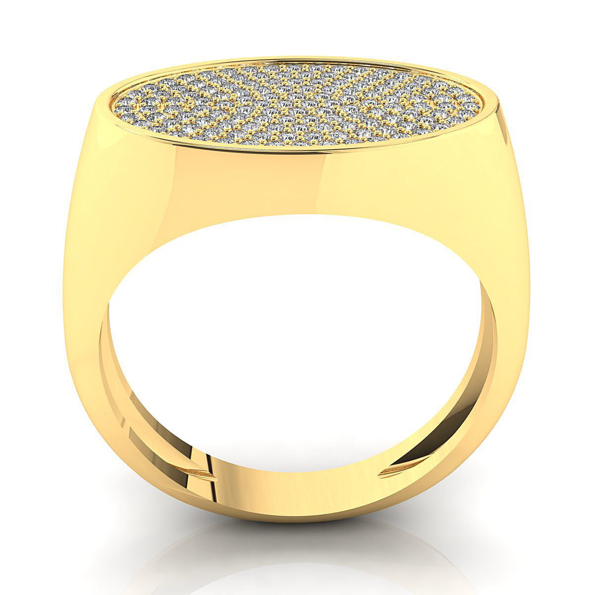 Small fancy mans ring 3D print model_9