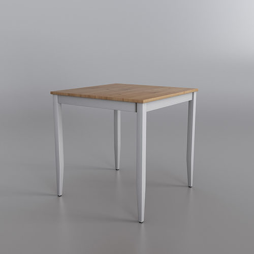 Ikea Lerhamn Table Natural 3D model