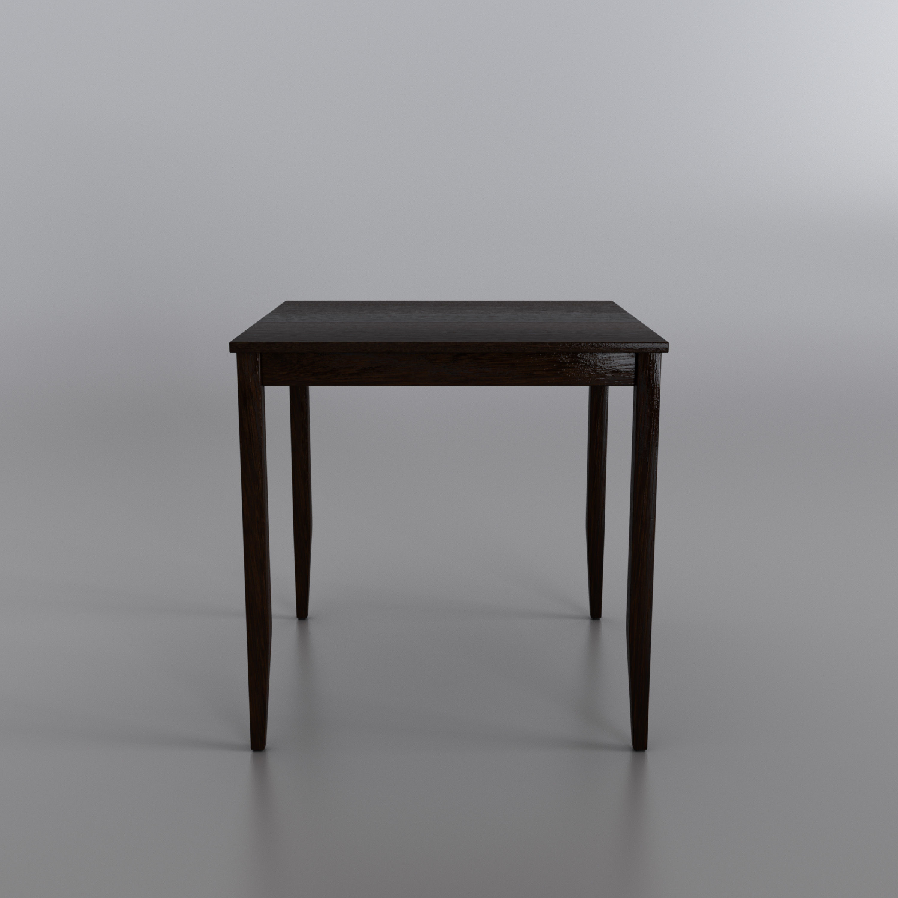 Ikea Lerhamn table Dark 3D model_1