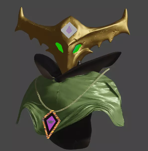 Mel Damba Paladins 3D model_0