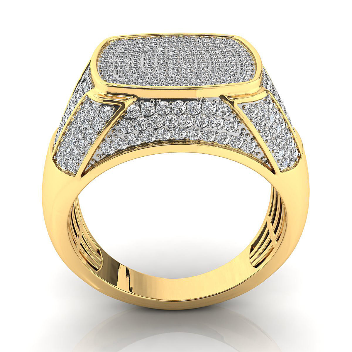 Big fancy mans ring 3D print model_9