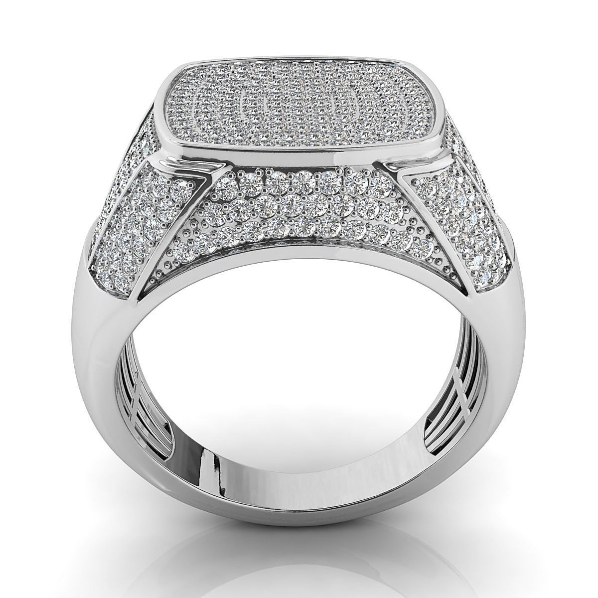 Big fancy mans ring 3D print model_7