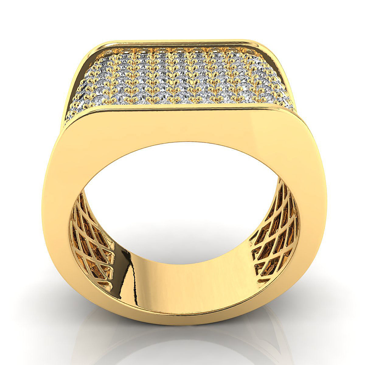 Big fancy mans ring 3D print model_6