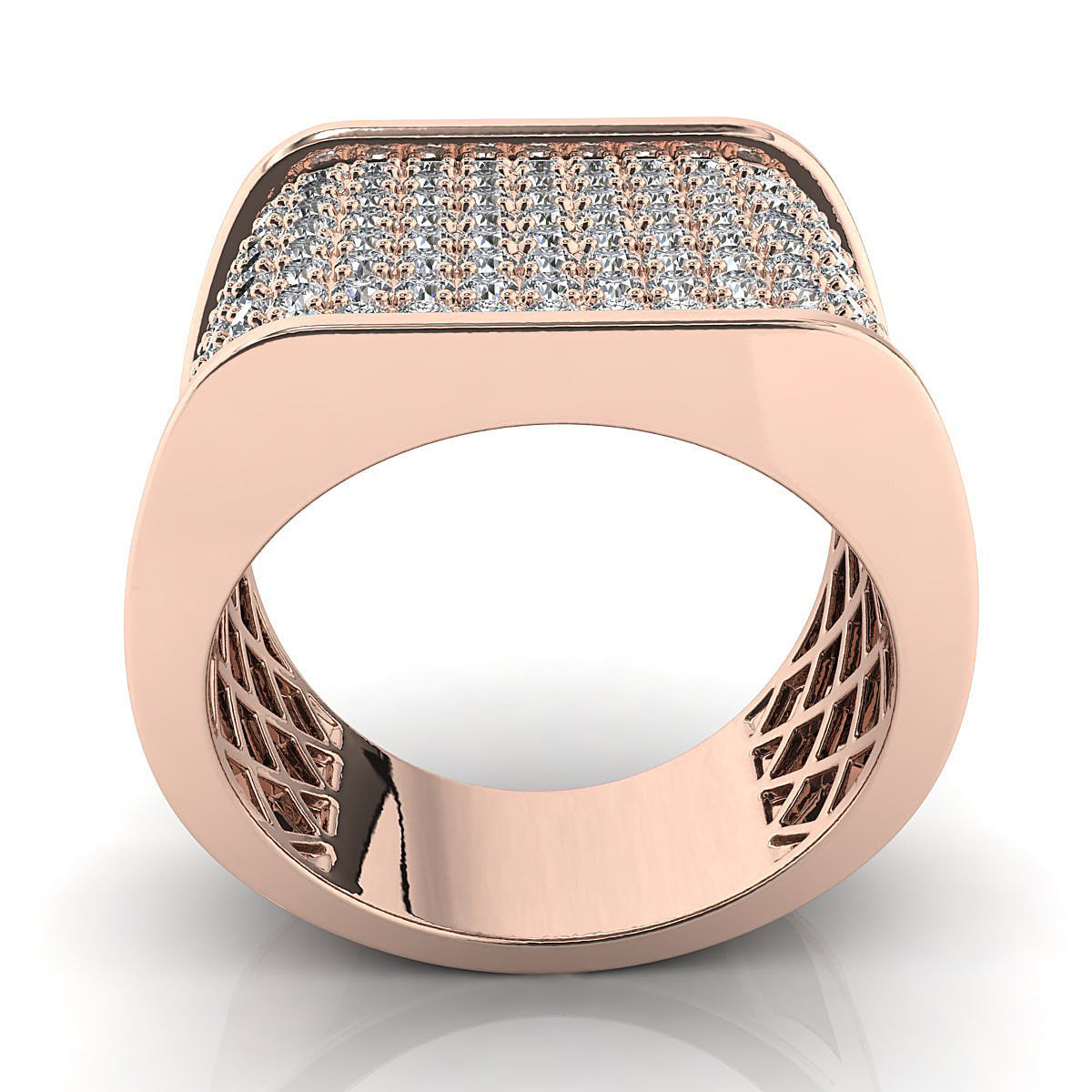 Big fancy mans ring 3D print model_4