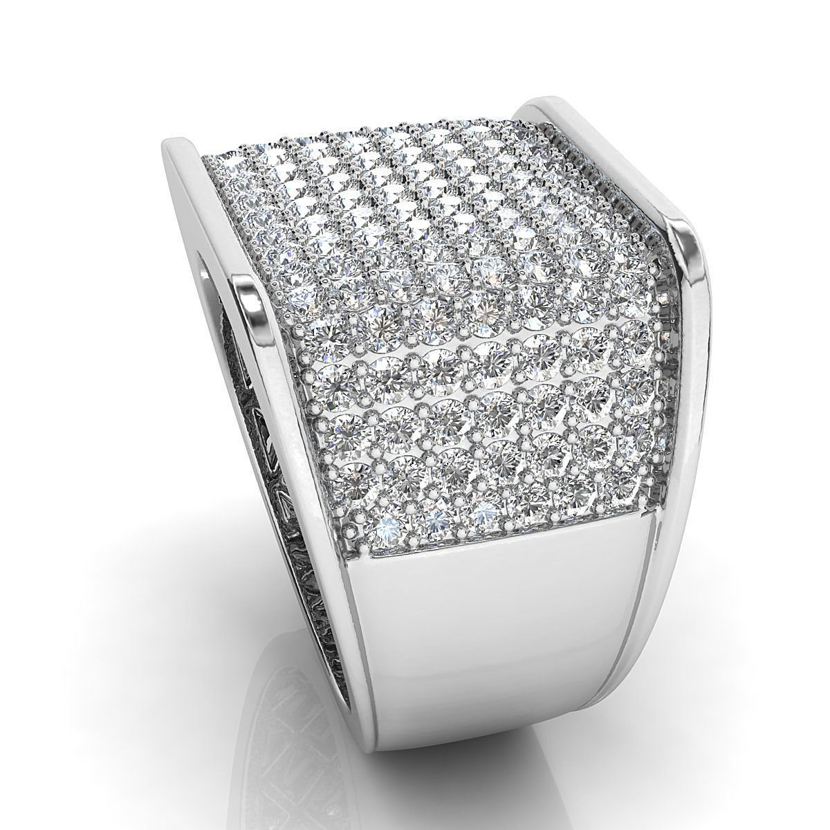 Big fancy mans ring 3D print model_7