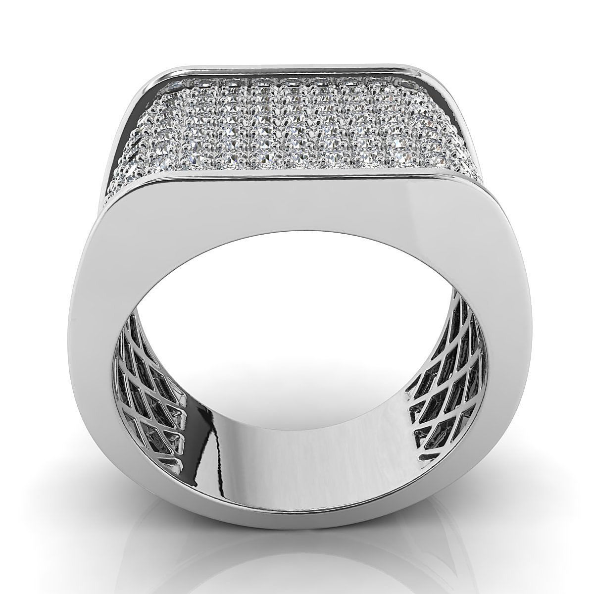 Big fancy mans ring 3D print model_5