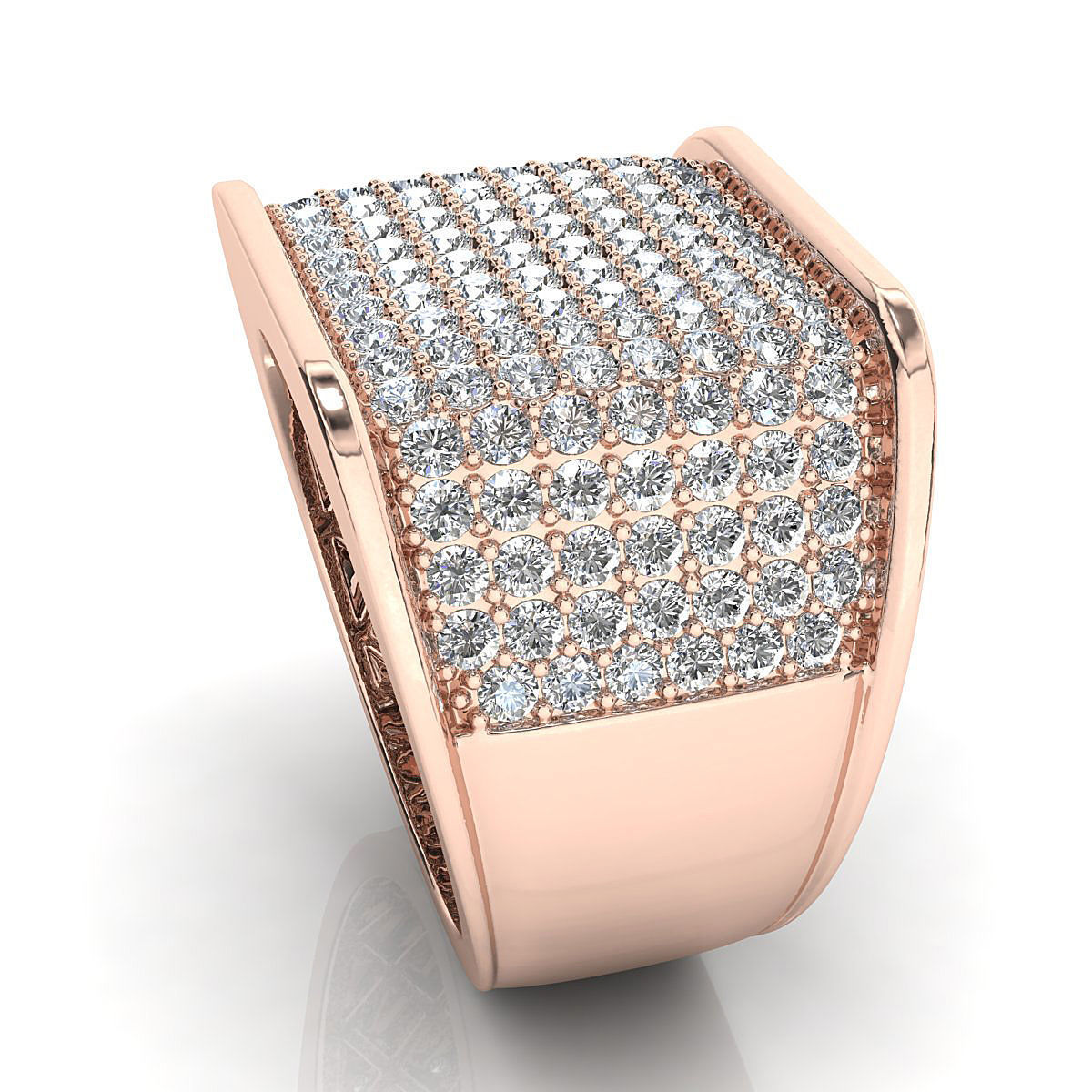 Big fancy mans ring 3D print model_8