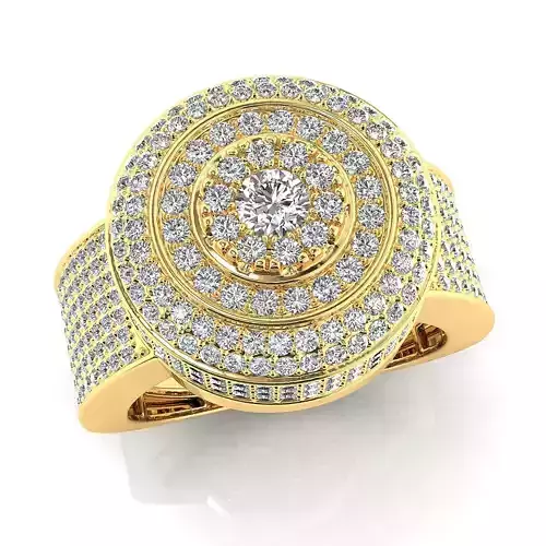 Big fancy mans ring 3D print model