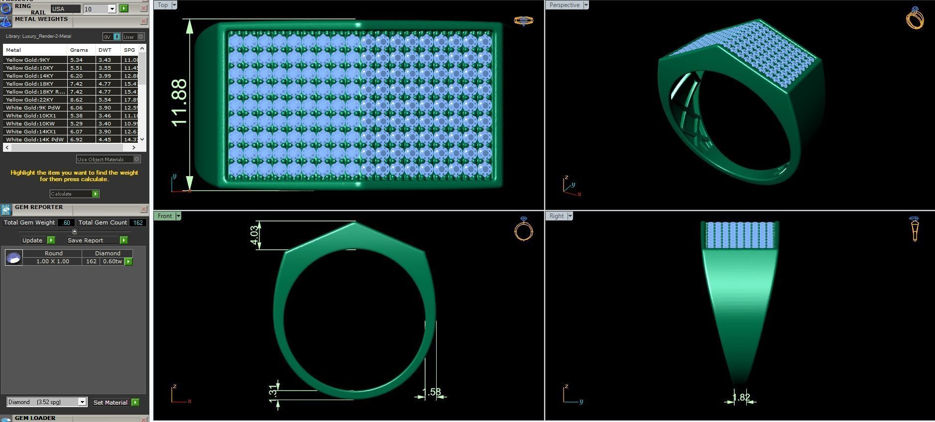 Big fancy mans ring 3D print model_3