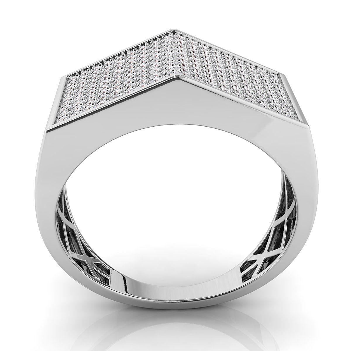 Big fancy mans ring 3D print model_7