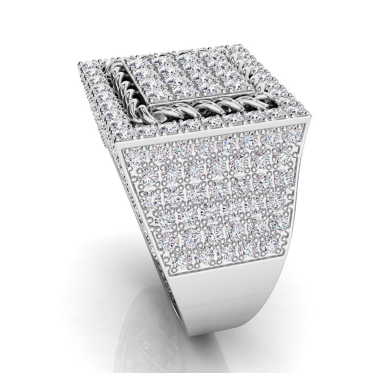 Big fancy mans ring 3D print model_7