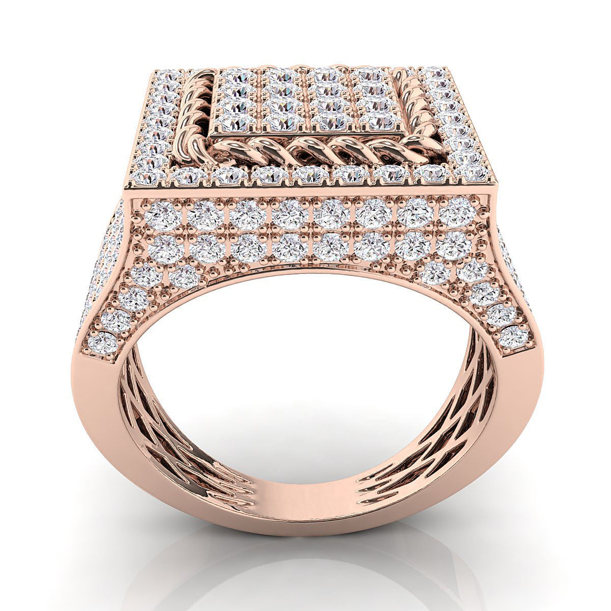 Big fancy mans ring 3D print model_6