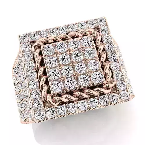 Big fancy mans ring 3D print model