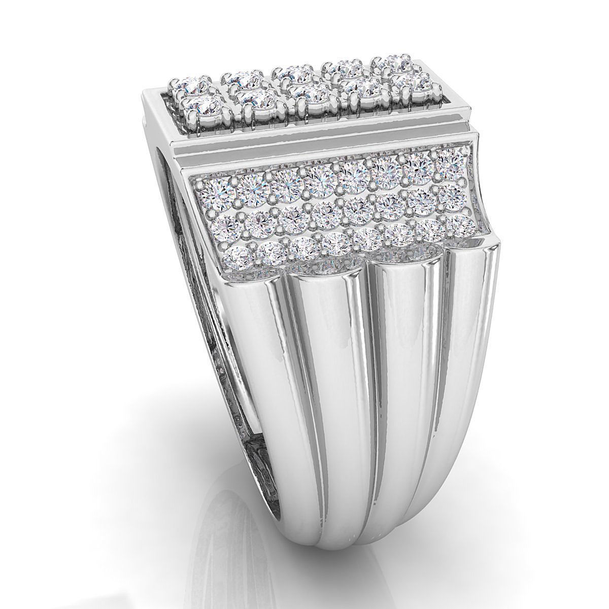 Small fancy mans ring 3D print model_4
