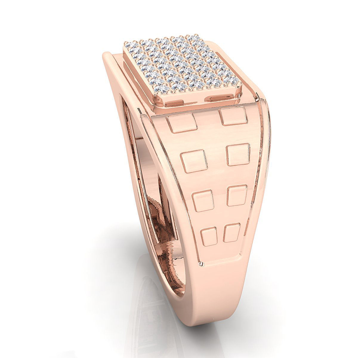 Small fancy mans ring 3D print model_5