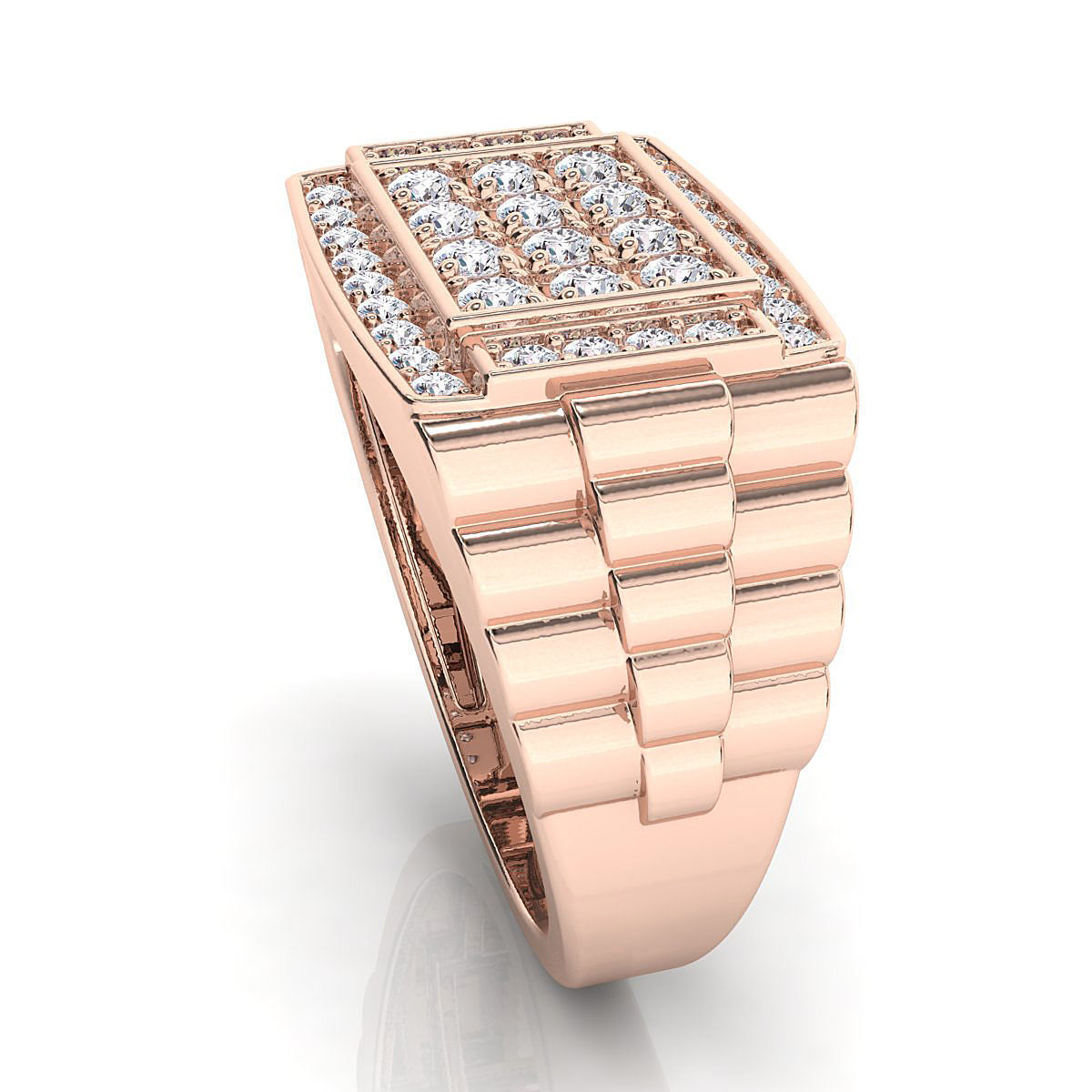 Big fancy mans ring 3D print model_5