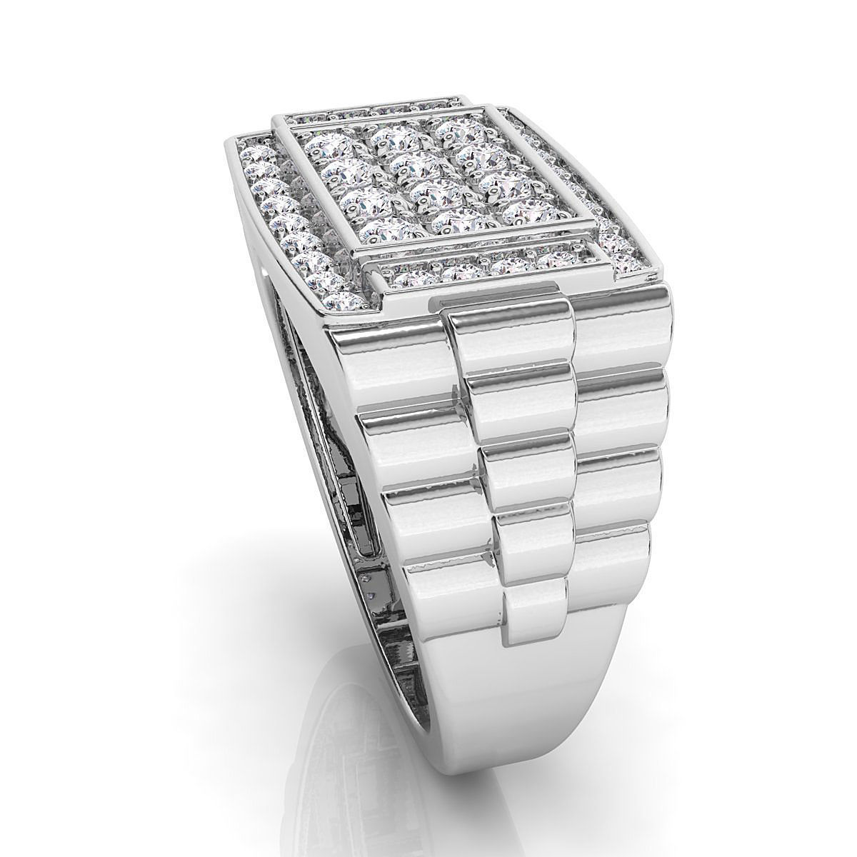 Big fancy mans ring 3D print model_4