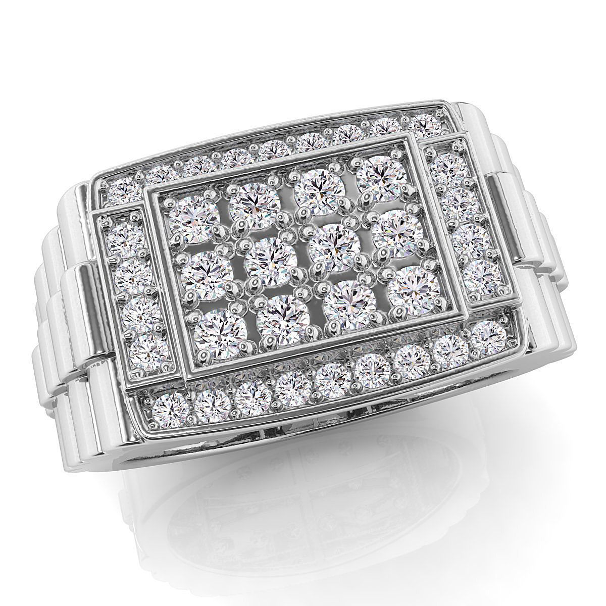 Big fancy mans ring 3D print model_1