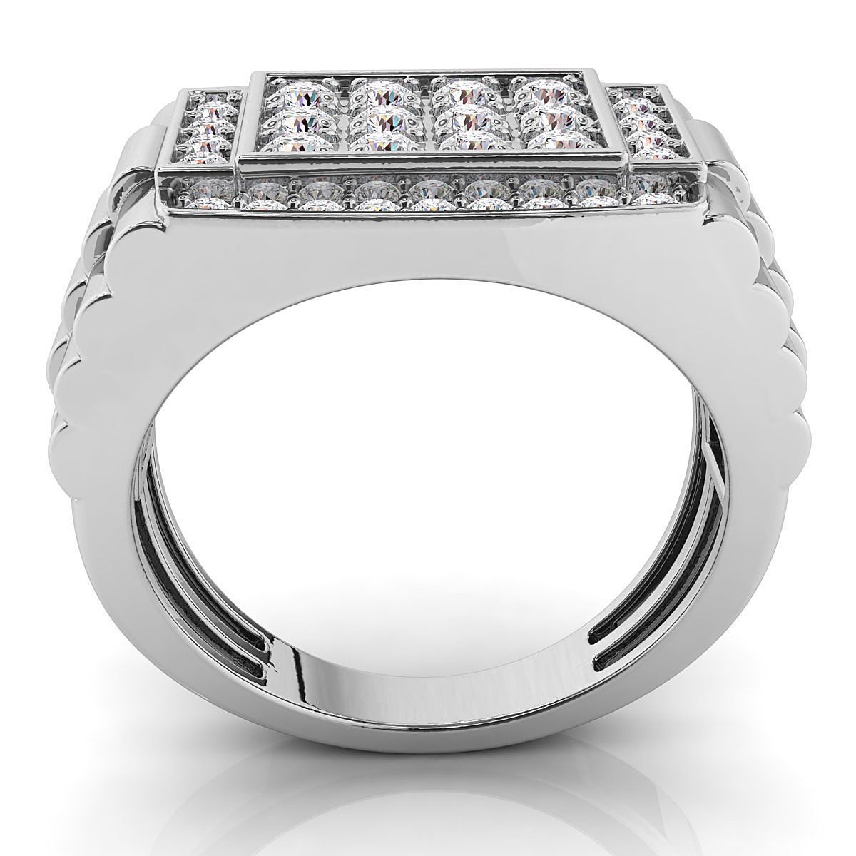 Big fancy mans ring 3D print model_7