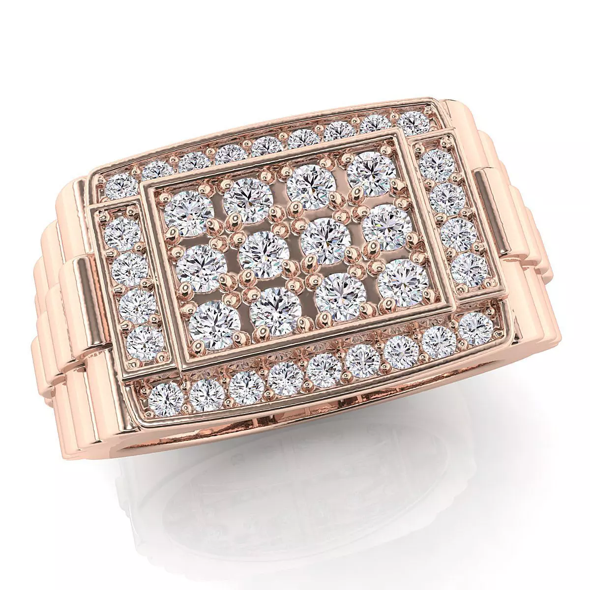 Big fancy mans ring 3D print model_0