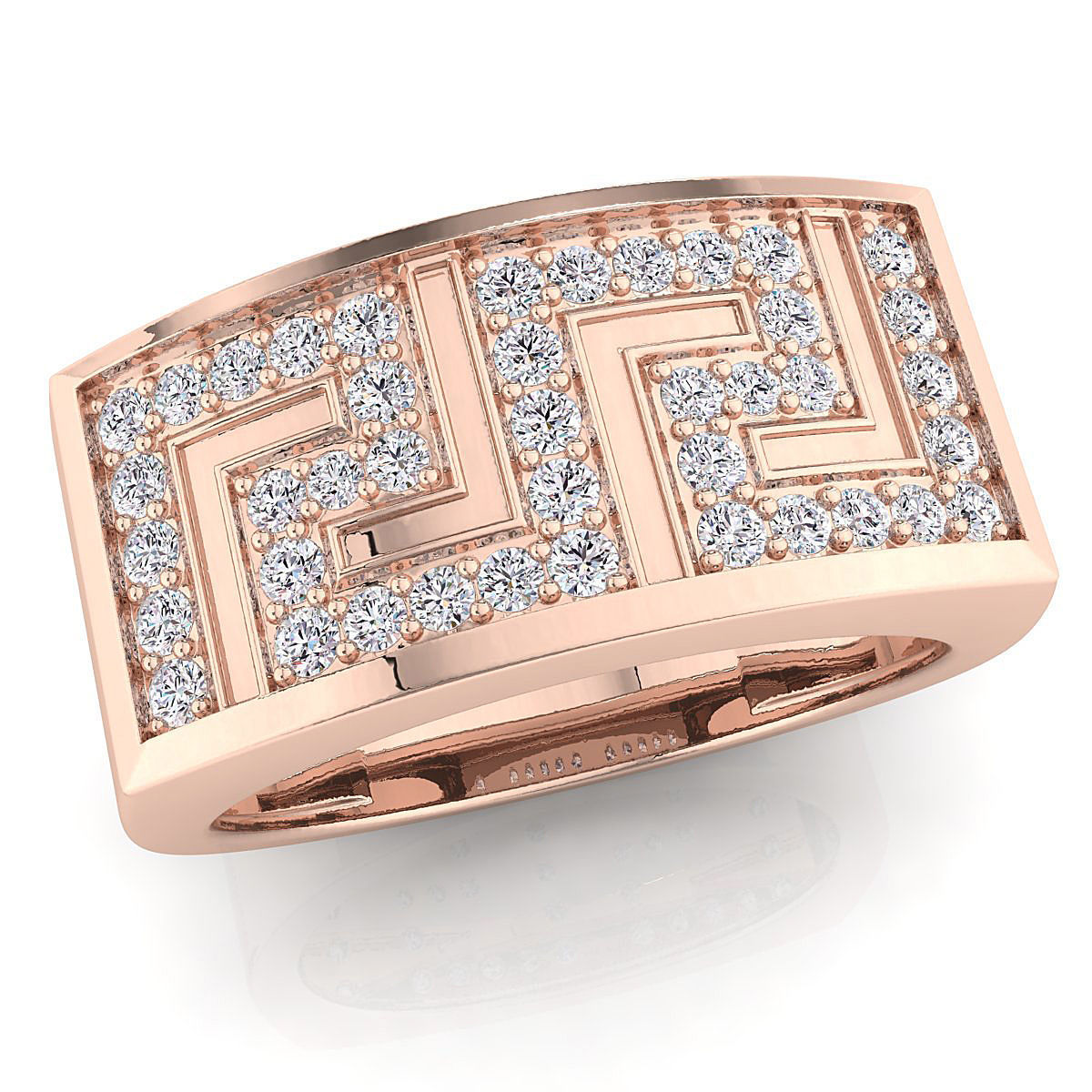 Small fancy mans ring 3D print model_1