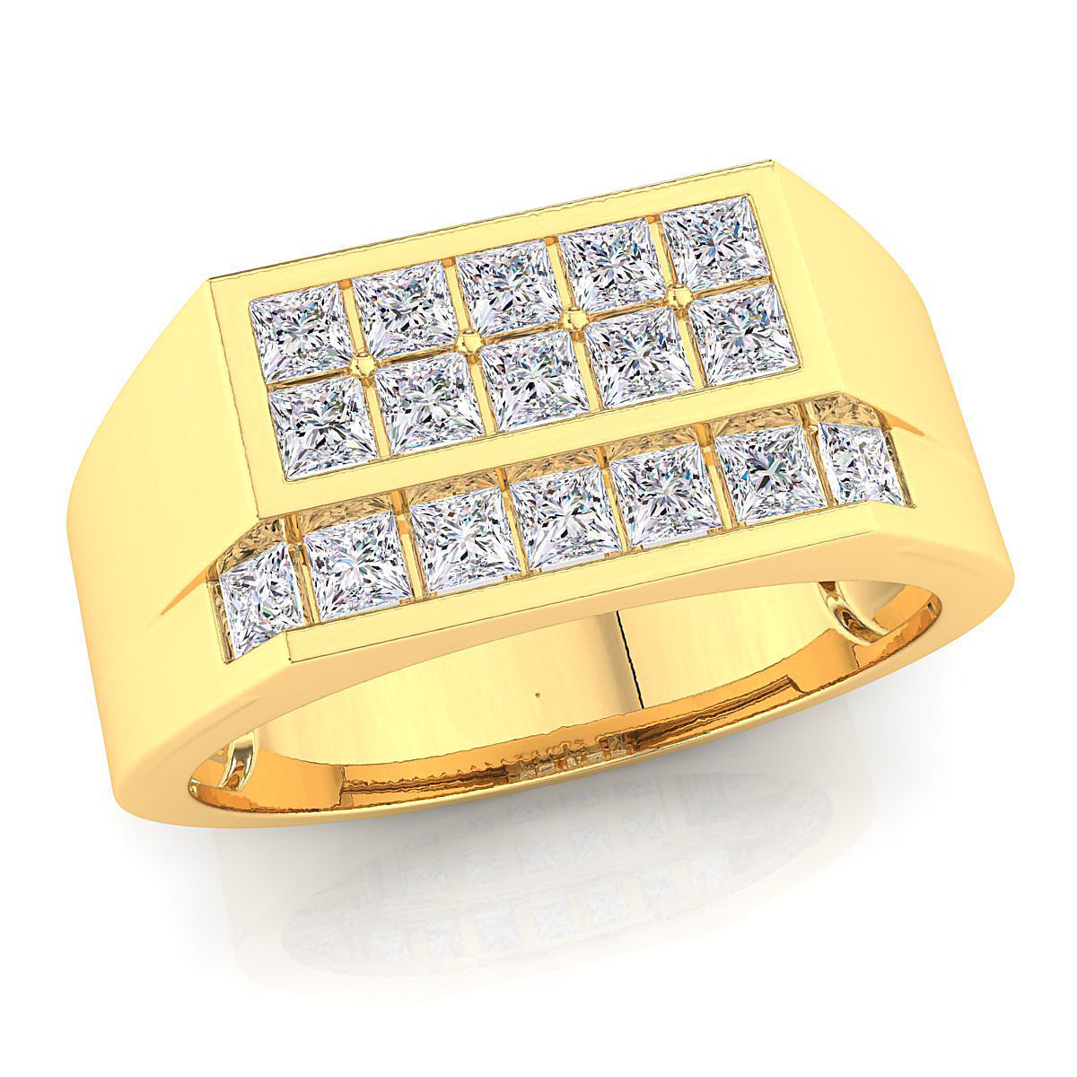 Small fancy mans  ring 3D print model_2