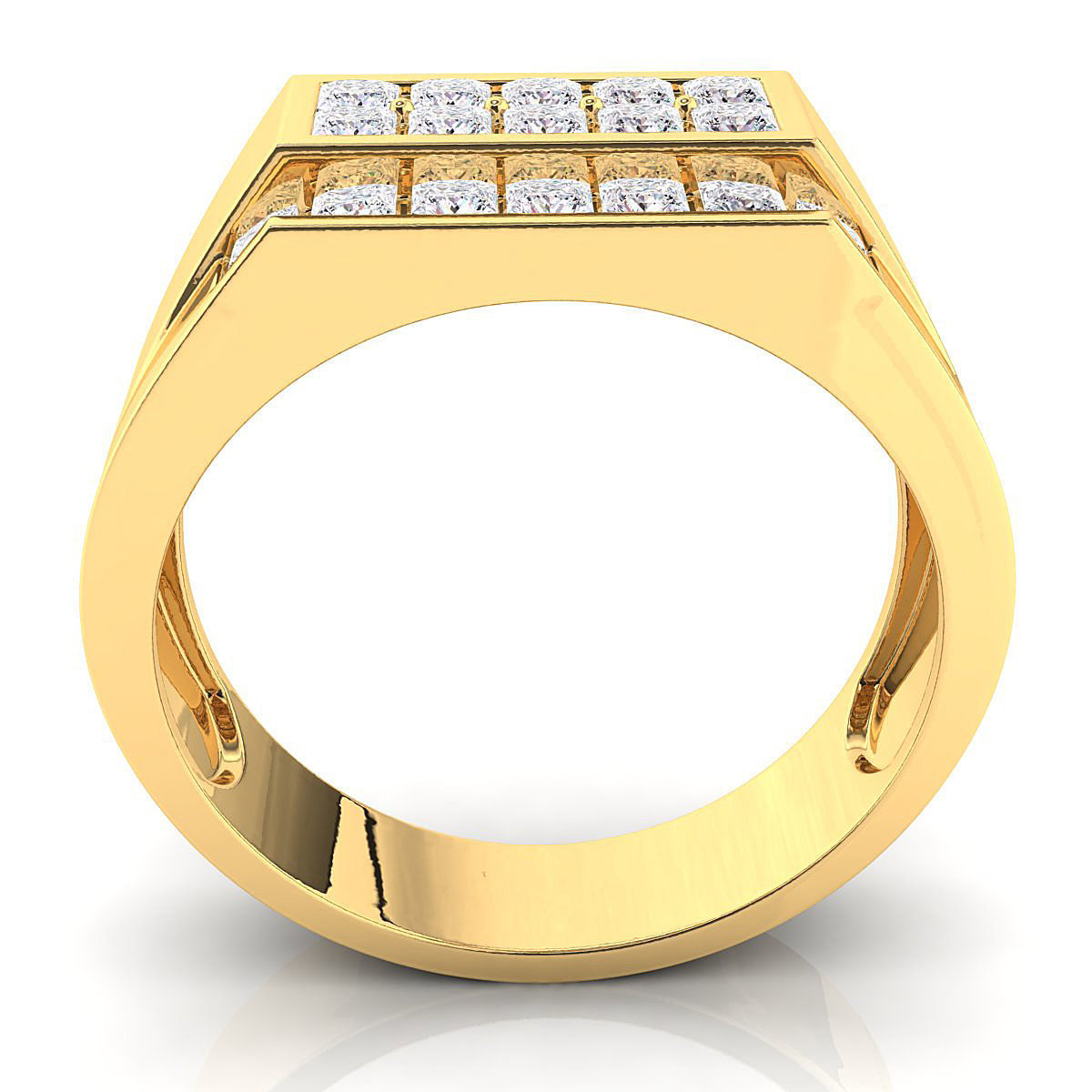 Small fancy mans  ring 3D print model_9