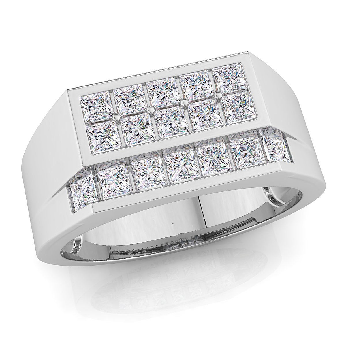 Small fancy mans  ring 3D print model_1