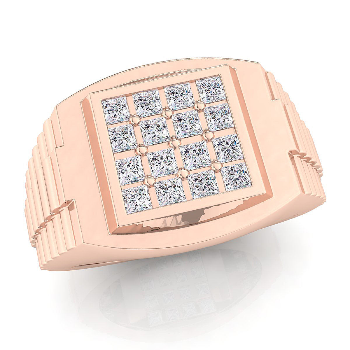 Small fancy mans ring 3D print model_1