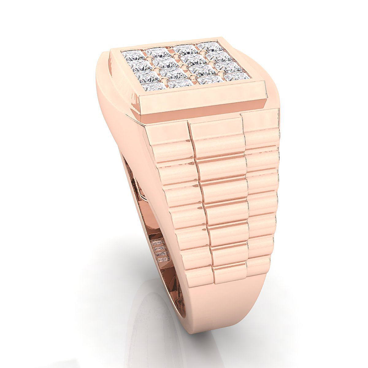 Small fancy mans ring 3D print model_5