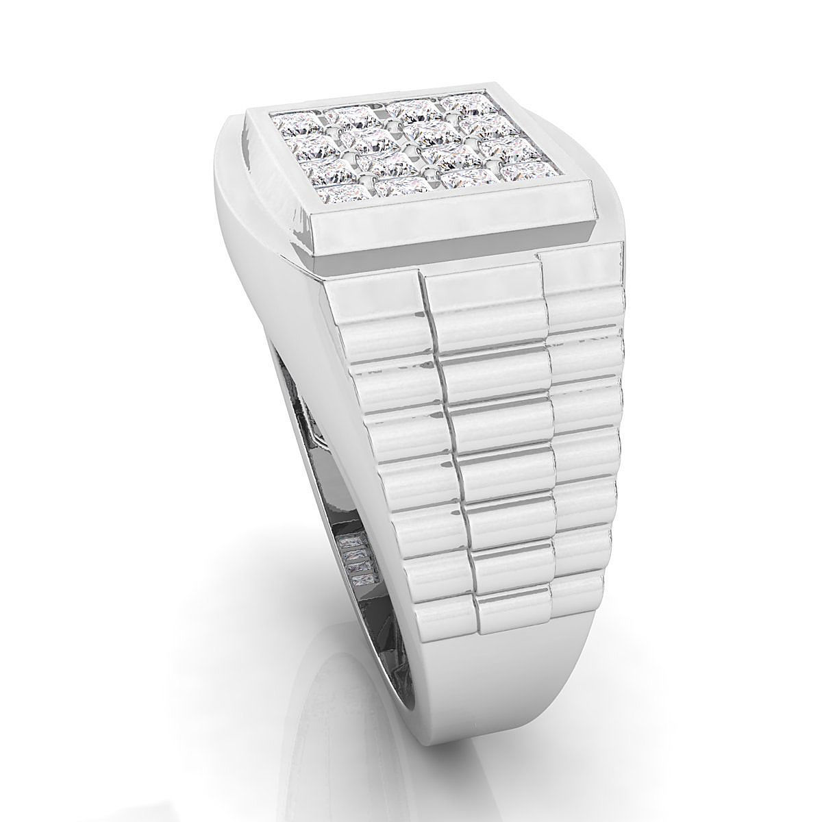 Small fancy mans ring 3D print model_4