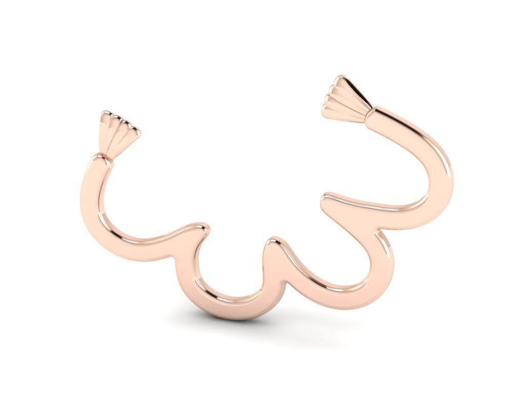 abstract pendant 3D print model_3