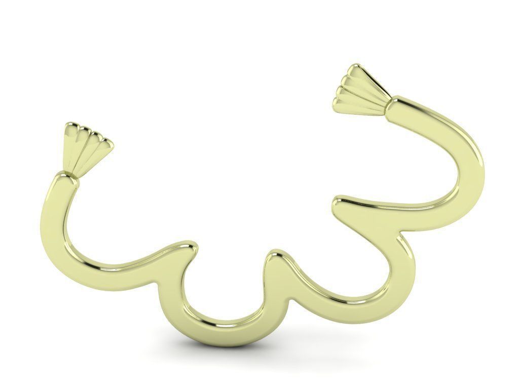 abstract pendant 3D print model_5