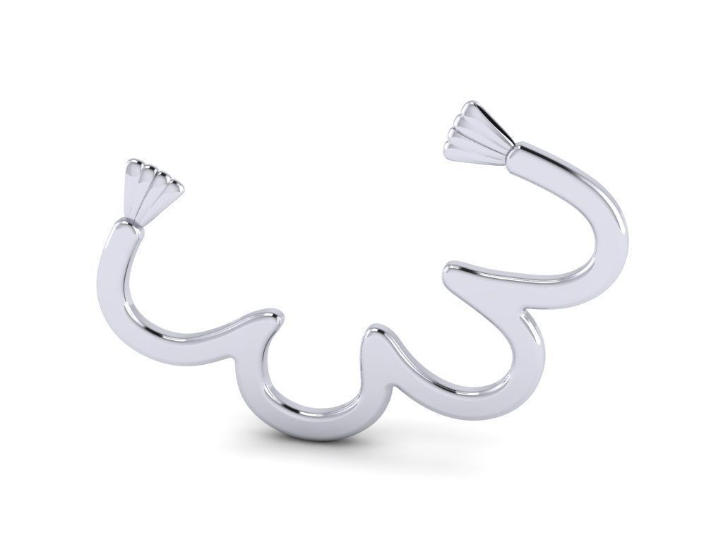 abstract pendant 3D print model_4