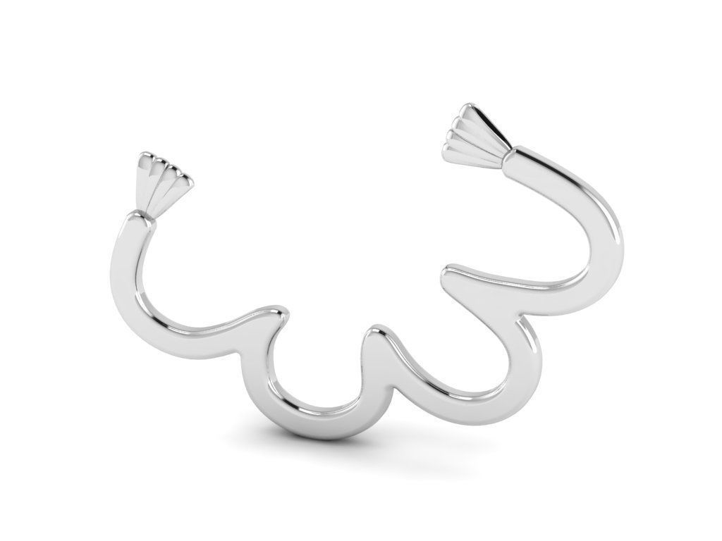 abstract pendant 3D print model_2