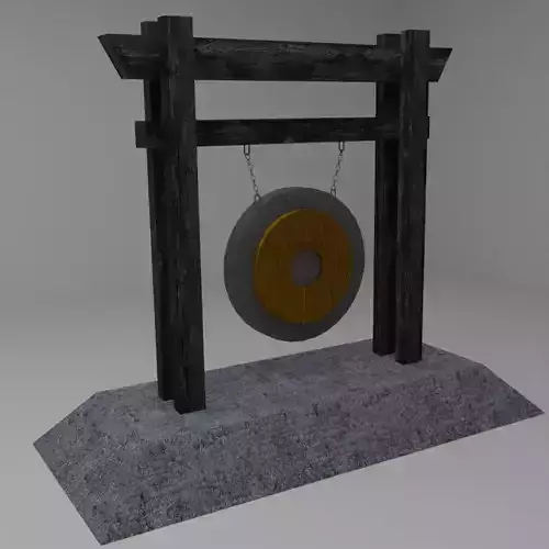 Japan style gong