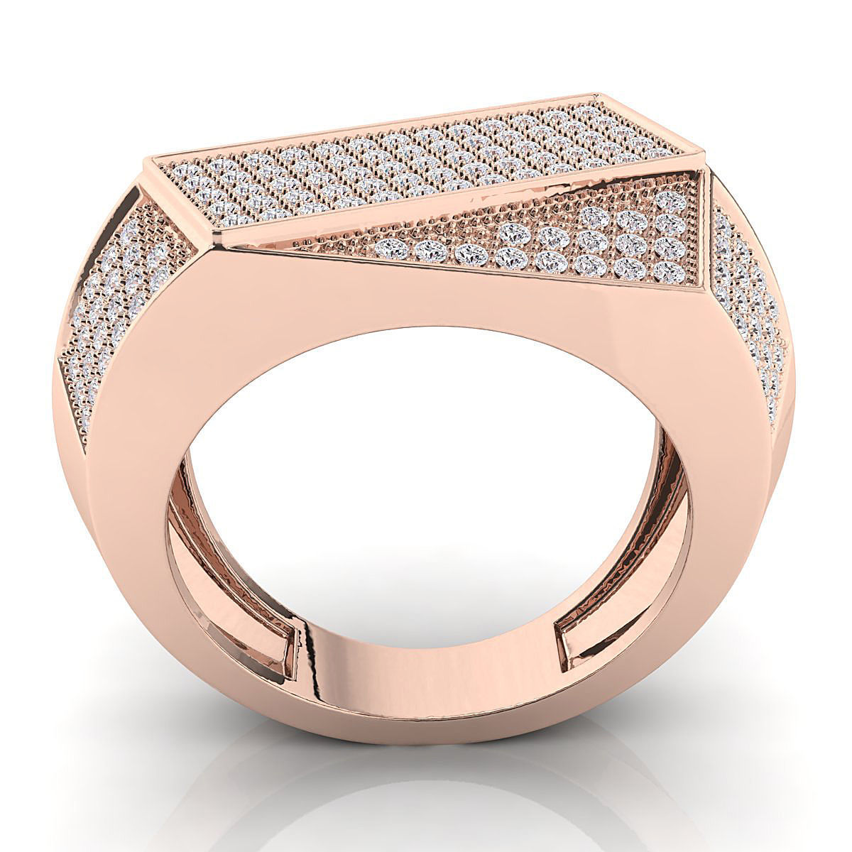 Big fancy mans ring 3D print model_8