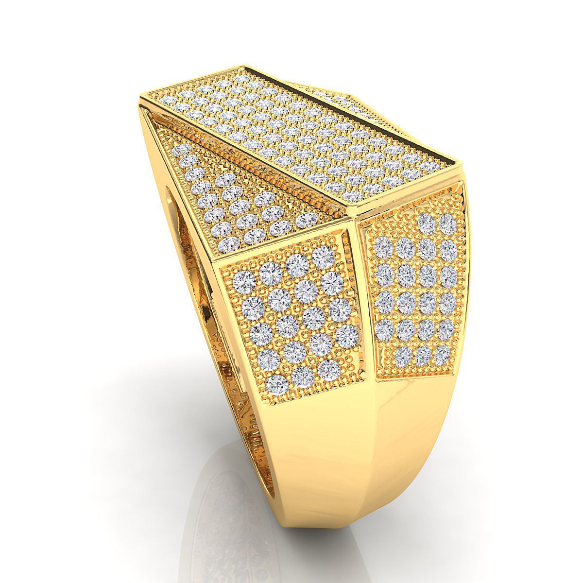 Big fancy mans ring 3D print model_6