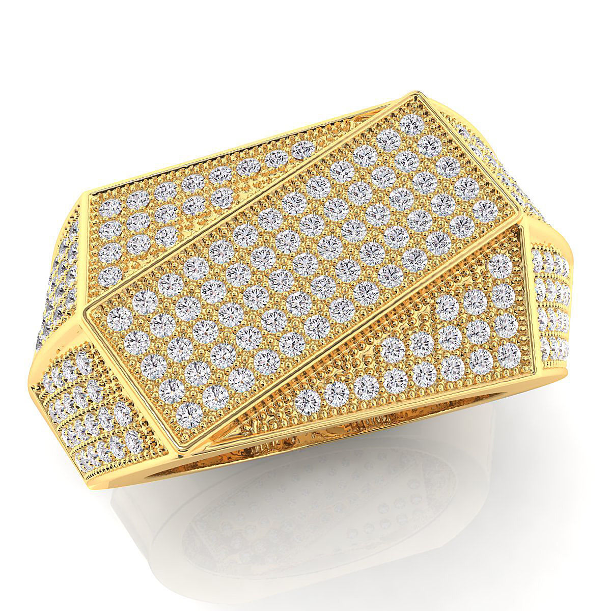 Big fancy mans ring 3D print model_2