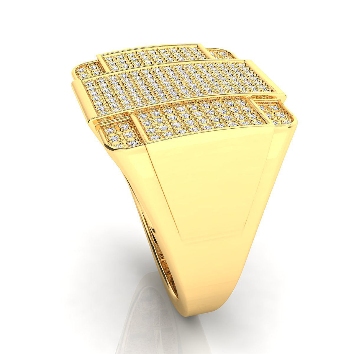 Big fancy mans ring  3D print model_6