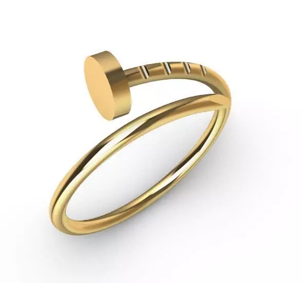 Nail Ring 3D print model