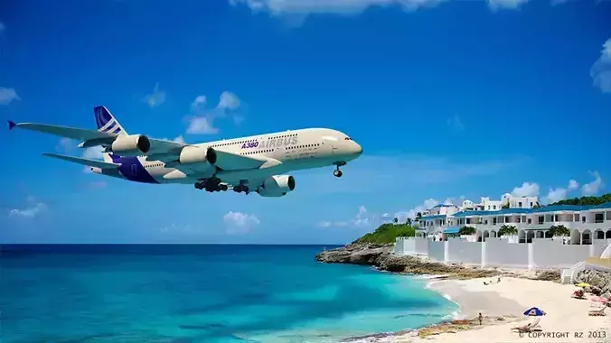 Airbus A380 3D model